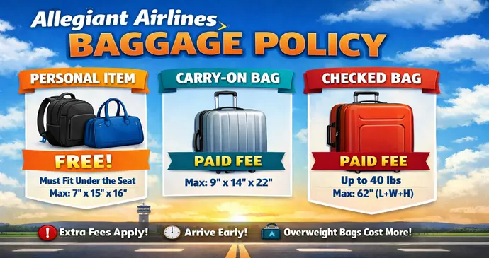 Allegiant Airlines baggage policy
